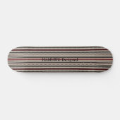 HAMbyWG-ontwerp - Skateboard - Black Red Bone Stri (Horizontaal)