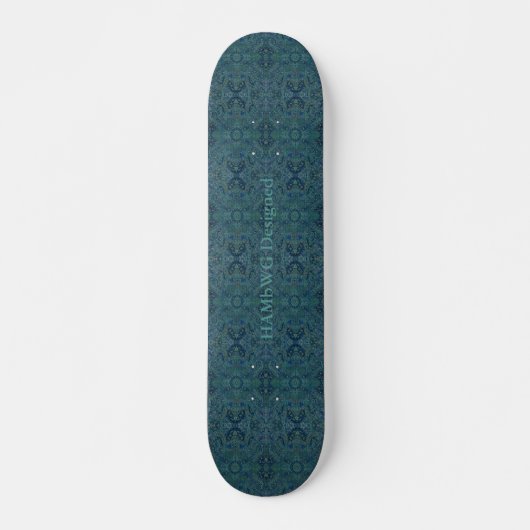 HAMbyWG Ontworpen - Skateboard - Boho Persian Blau (Voorkant)