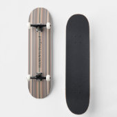 HAMbyWG Ontworpen - Skateboard - Buff Stripes (Voorkant)