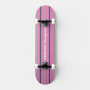 HAMbyWG Ontworpen - Skateboard - Katoen Snoep Roze