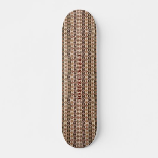 HAMbyWG Ontworpen - Skateboard - Native Brown Beig (Voorkant)