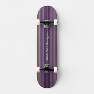 HAMbyWG Ontworpen skateboard - Paarse pruimenbandj