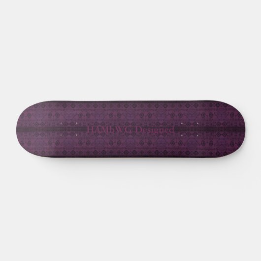 HAMbyWG Ontworpen - Skateboard - Plum Paars (Horizontaal)
