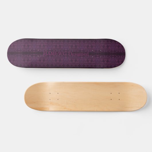 HAMbyWG Ontworpen - Skateboard - Plum Paars (Horizontaal)
