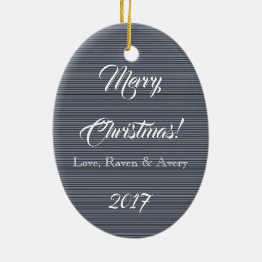 HAMbyWG Oval Ornament - Foto Ornament (Achterkant)