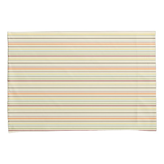 HAMbyWG-paar van Kussenslopen, standaard Multi Str Kussensloop (Voorkant-Rechts)