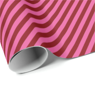 HAMbyWG-pakpapier - Rode roze band Cadeaupapier