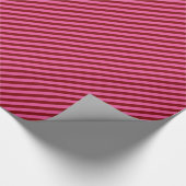 HAMbyWG-pakpapier - Rode roze streep Cadeaupapier (Hoek)