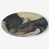 HAMbyWG - Papieren Borden 9 inch - Paard Papieren Bordje (Gekanteld)