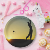 HAMbyWG - Papieren Borden - Golfer Bordje (Feest)