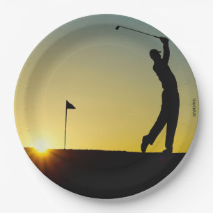 HAMbyWG - Papieren Borden - Golfer Bordje