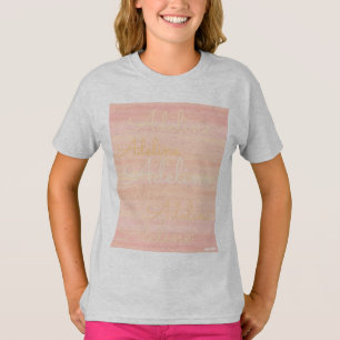 HAMbyWG - Perzikwas met Herhaalde naam T-shirt