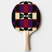 HAMbyWG Ping-Pong Paddle Red Rubber Back Tafeltennisbatje (Voorkant)