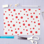 HAMbyWG Red Crazy Polka Dots Tissuepapier (Craft)