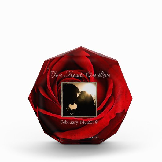 HAMbyWG Red Rose Acrylfotoblok Fotoblokken (Voorkant)