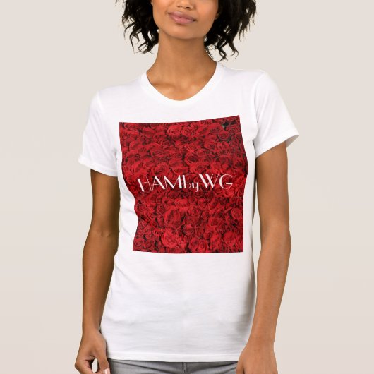 HAMbyWG Red Roses T-Shirt (Voorkant)