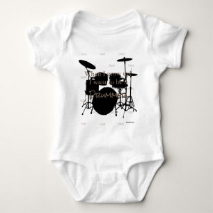 HAMbyWG - Romper, T-shirt, Snap T - drumthema Romper