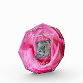 HAMbyWG Roze Rose Acrylfotoblok Fotoblokken (Links)