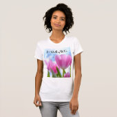 HAMbyWG - Roze Tulpen T-shirt (Voorkant volledig)