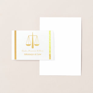 HAMbyWG Schaal van Justitie Advocaten Folie Kaarten