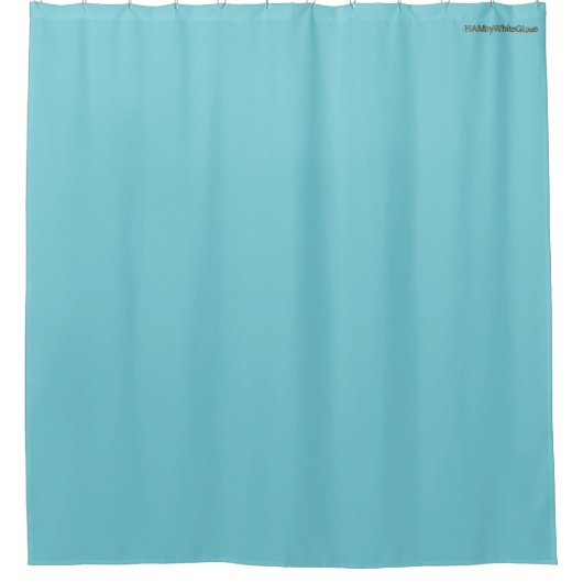 HAMbyWG - Showe Curtain - Aqua Blue Douchegordijn (Voorkant)