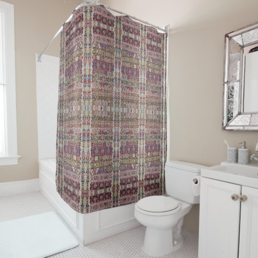 HAMbyWG - Shower Curtain - Aboriginal Douchegordijn (In situ)