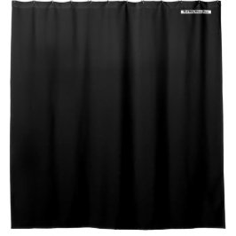 HAMbyWG - Shower Curtain - alleen zwart Douchegordijn