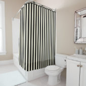 HAMbyWG - Shower Curtain - Bl/Wh/crm Stripe Douchegordijn (In situ)