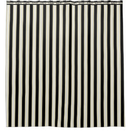 HAMbyWG - Shower Curtain - Bl/Wh/crm Stripe Douchegordijn