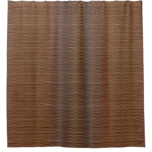 HAMbyWG - Shower Curtain - Colorful Bronze Douchegordijn (Voorkant)