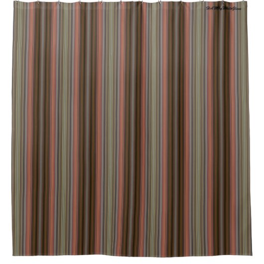 HAMbyWG - Shower Curtain - Deco Blue - Palette Douchegordijn (Voorkant)