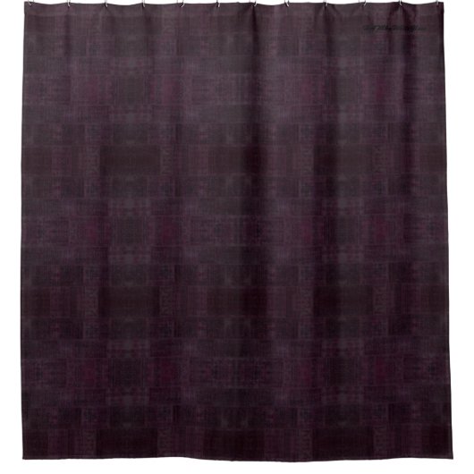 HAMbyWG - Shower Curtain - Distress Amethyst Douchegordijn (Voorkant)