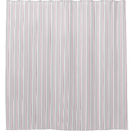 HAMbyWG - Shower Curtain - Gry/Pnk/Wh/Blk Stripe Douchegordijn