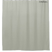 HAMbyWG - Shower Curtain - Klay - verticale streep Douchegordijn (Voorkant)