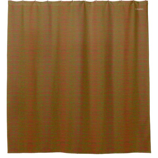HAMbyWG - Shower Curtain - Red Green Mix Douchegordijn (Voorkant)