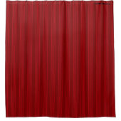 HAMbyWG - Shower Curtain - Red Rose Stripe Douchegordijn (Voorkant)