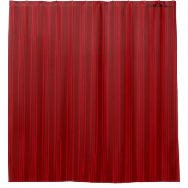 HAMbyWG - Shower Curtain - Red Rose Stripe Douchegordijn