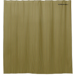 HAMbyWG - Shower Curtain - Stripe Gold en grijs Douchegordijn