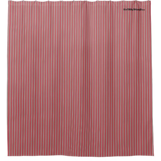 HAMbyWG - Shower Curtain - Stripe Melon Douchegordijn (Voorkant)