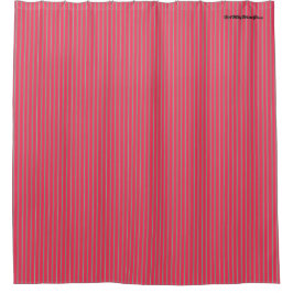 HAMbyWG - Shower Curtain - Stripe Melon Pink Douchegordijn