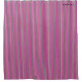 HAMbyWG - Shower Curtain - Stripe middelgrote roze Douchegordijn (Voorkant)