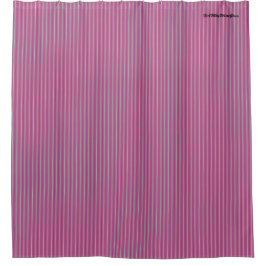 HAMbyWG - Shower Curtain - Stripe middelgrote roze Douchegordijn