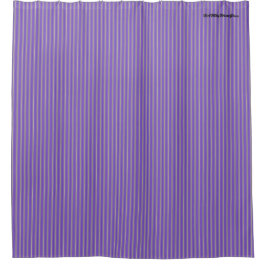 HAMbyWG - Shower Curtain - Stripe Paars en grijs Douchegordijn