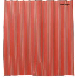 HAMbyWG - Shower Curtain - Stripe snoep oranje Douchegordijn