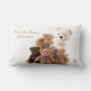 HAMbyWG - Sierkussen - Beige Teddy Bears Kussen