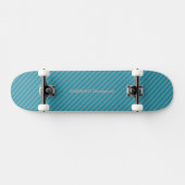 HAMbyWG - Skateboard - Aqua Stripes (Horizontaal)