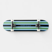 HAMbyWG - Skateboard - Briljantblauw groen zwart (Horizontaal)