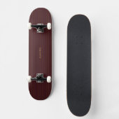 HAMbyWG - Skateboard - Burgundy Stripe (Voorkant)