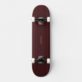HAMbyWG - Skateboard - Burgundy Stripe (Voorkant)
