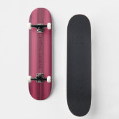 HAMbyWG - Skateboard - Dark Cherry Stripe (Voorkant)
